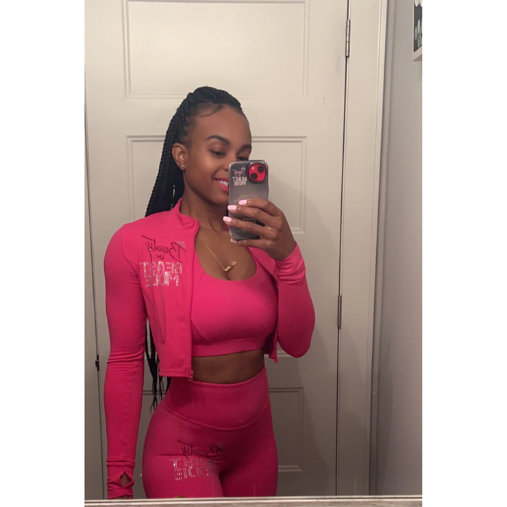 Exclusive Bling Beauty In Beastmode Workout Set