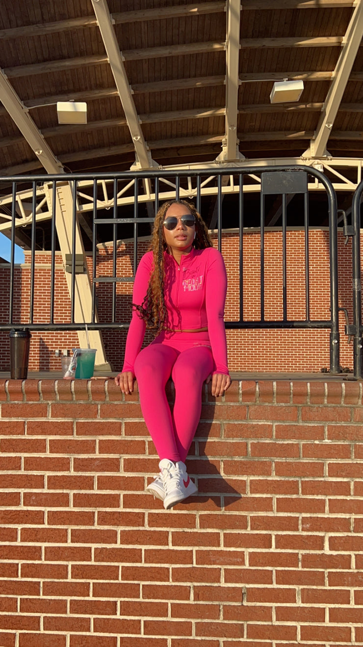 Exclusive Bling Beauty In Beastmode Workout Set
