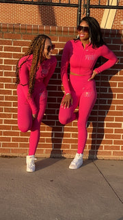 Exclusive Bling Beauty In Beastmode Workout Set