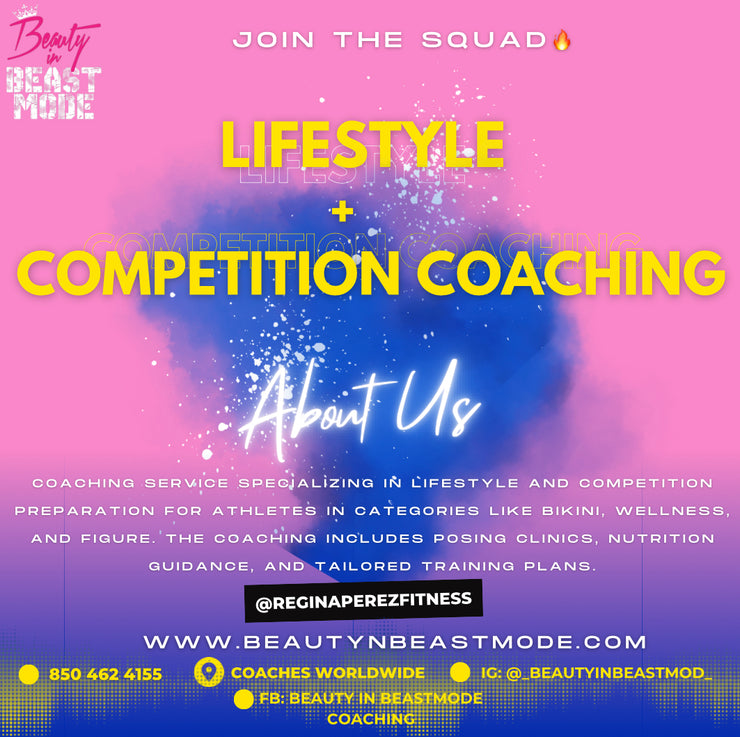 NO DISCOUNT - INITIAL COMPETITION and LIFESTYLE PREP TEAM BEAUTY IN BEASTMODE