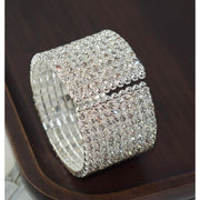 10 Row Rhinestone Bracelet