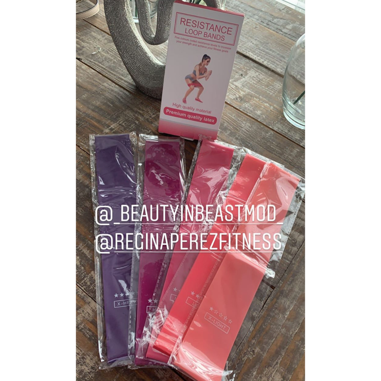 Backstage Pump it Bands| 7 Piece Resistance Bands