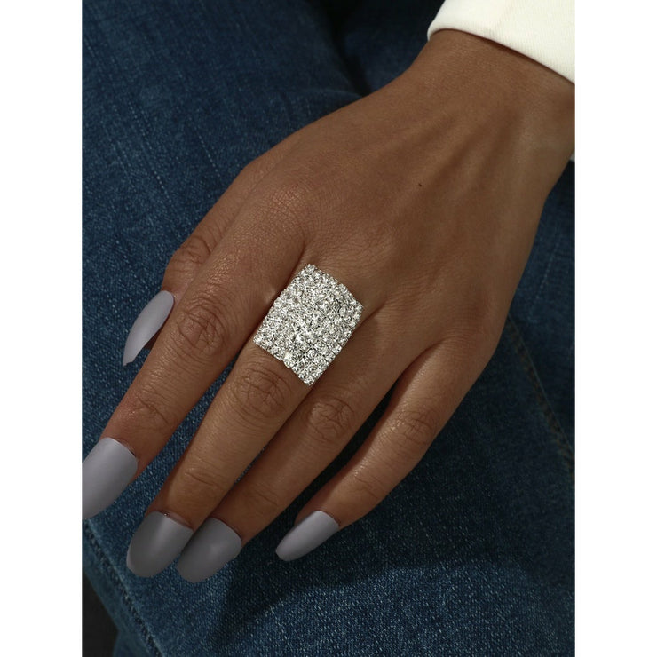 Goddess Adjustable Rhinestone Ring